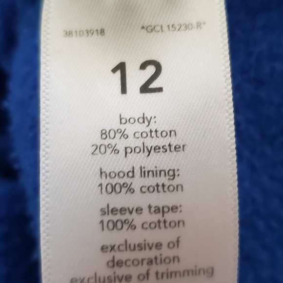 [OshKosh B'gosh] Logo Fleece Zip Hoodie - Picture 4 of 4